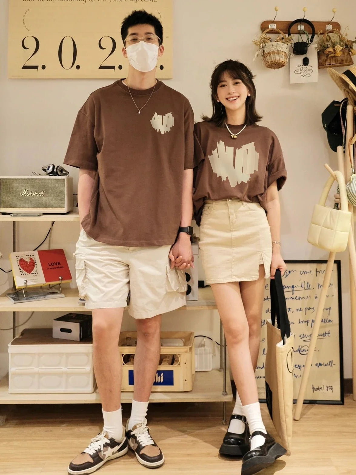 Lovers Couple T Women Men Newest Valentines Gift Printing Mr Mrs Couple Summer Matching Clothes for Lovershirt Cotton Clothes