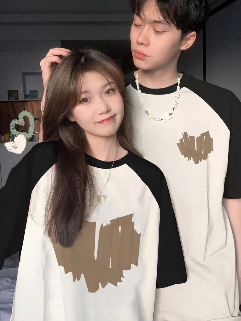 Lovers Couple T Women Men Newest Valentines Gift Printing Mr Mrs Couple Summer Matching Clothes for Lovershirt Cotton Clothes