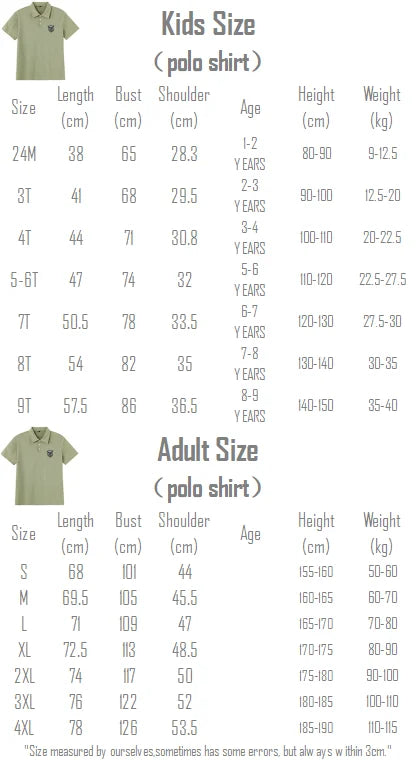 Dad and Son Matching Clothes Polo Shirts Green Mom and Daughter Girls Short Sleeve Couples Dresses 2024 Summer Family Clothing