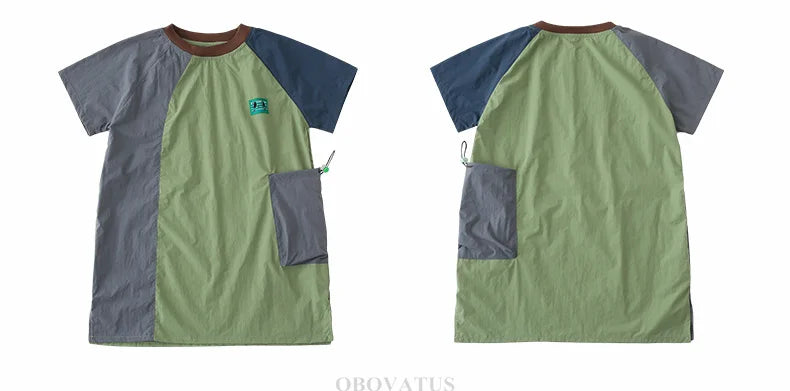 Family Look Matching Outfits Suit Mother Daughter Beach Dress Dad and Son Tshirt Shorts Clothing Set Vacation Summer Costume