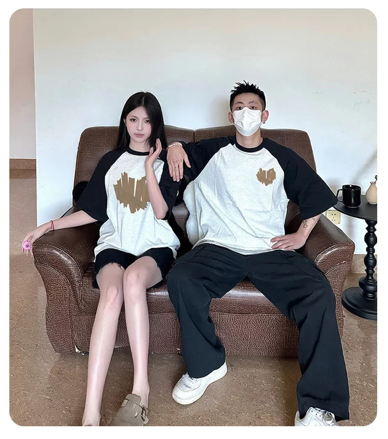 Lovers Couple T Women Men Newest Valentines Gift Printing Mr Mrs Couple Summer Matching Clothes for Lovershirt Cotton Clothes