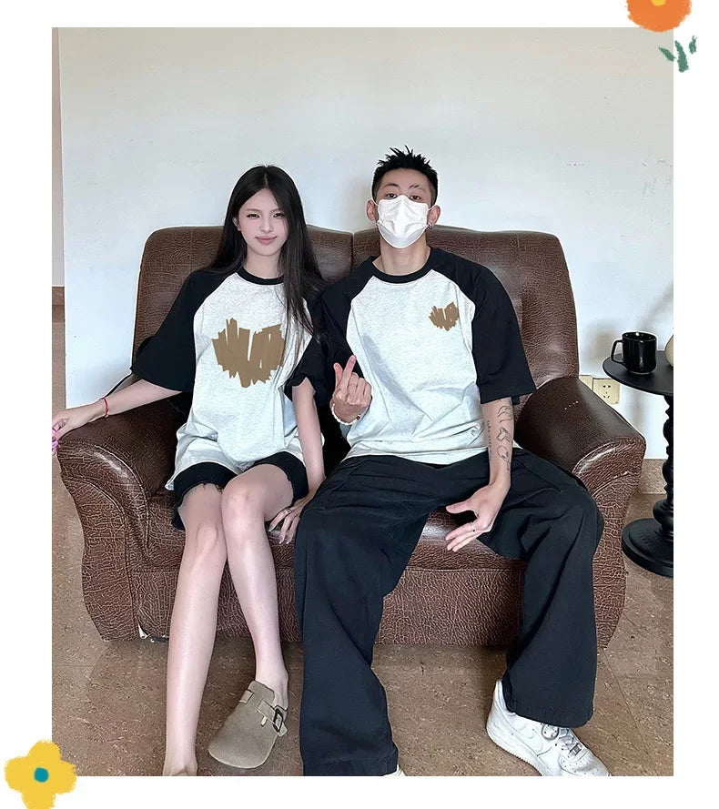 Lovers Couple T Women Men Newest Valentines Gift Printing Mr Mrs Couple Summer Matching Clothes for Lovershirt Cotton Clothes