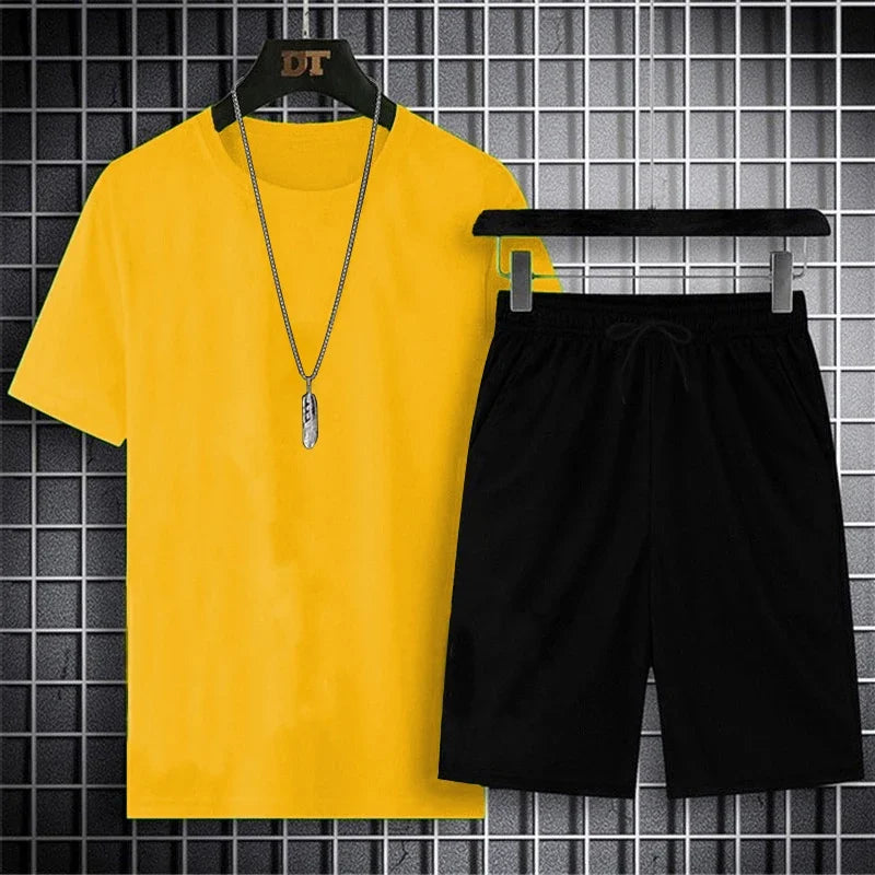 2025 Men's summer outdoor casual sportswear breathable suit for men daily outfits wear