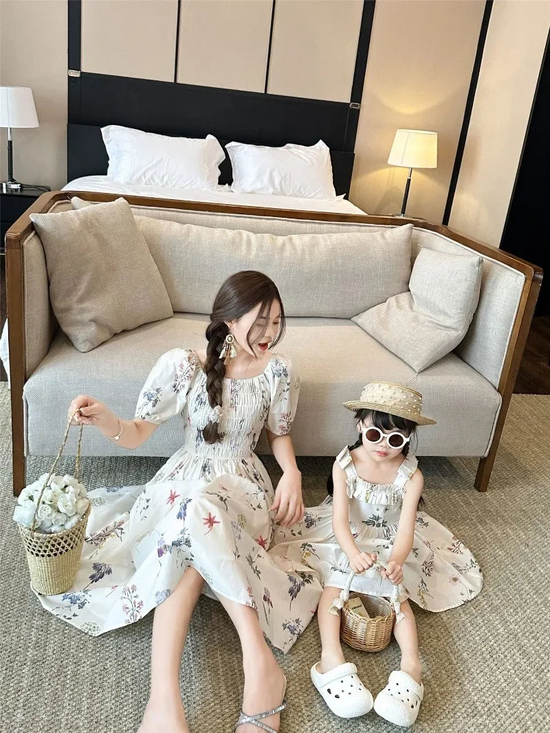Couple Vacation Family Outfits Mom Daughter Matching Dress Dad Son Holiday Shirts Korean Sister Brother Clothes Baby Bodysuit