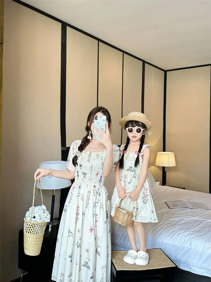 Couple Vacation Family Outfits Mom Daughter Matching Dress Dad Son Holiday Shirts Korean Sister Brother Clothes Baby Bodysuit