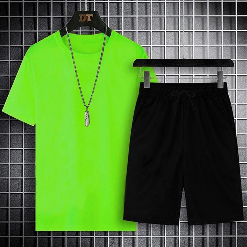 2025 Men's summer outdoor casual sportswear breathable suit for men daily outfits wear