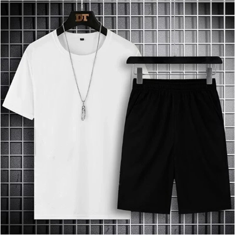 2025 Men's summer outdoor casual sportswear breathable suit for men daily outfits wear